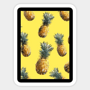 Pineapple Pattern Sticker